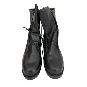 Addison Shoe Co Military‎ Combat Boots Mens 8.5 E Leather Hard Steel Toe 60508
